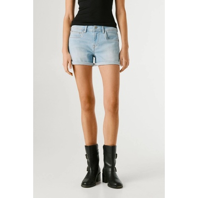 Pepe Jeans dámské kraťasy REGULAR SHORT LW SIOUXIE denim