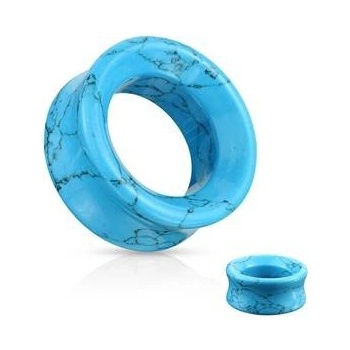 Šperky4U tunel do ucha tyrkys TN01127-14