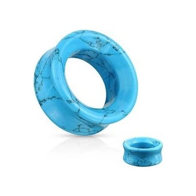 Šperky4U tunel do ucha tyrkys TN01127-08