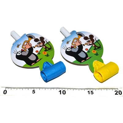 Wiky Párty frkačka Krtko a kamaráti 6 ks 14 cm