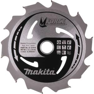 Makita - Нож за трион за дърво, 165x20 мм, 10 зъба B-31918 (B-31918)