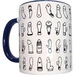  Чаша с вибратори, стилен и забавен подарък - Vibrators Mug White 370ml (D-244772)