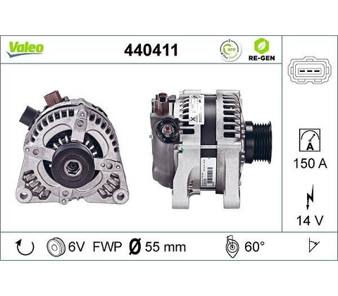 Alternátor VALEO 440411