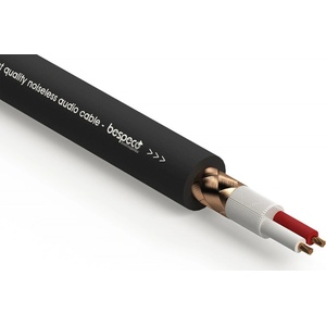Bespeco Микрофонен кабел Bespeco B/CVP100SBK, 2x0.25mm2, Ø6.5mm, Черен