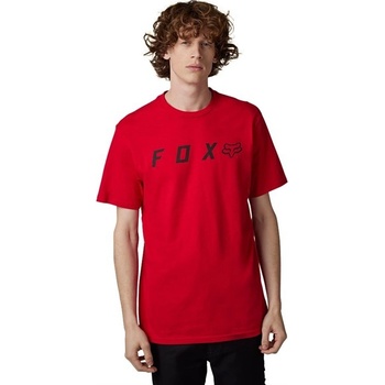 Fox Yth Absolute Ss Tee Flame Red