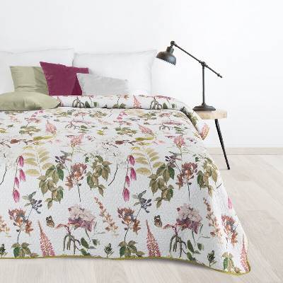 Takoy DESIGN 91 Přehoz na postel ROSA s letním motivem květin a větviček-HF-422898 170 x 210 cm