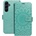 Forcell Кожен Калъф за Samsung A55, Forcell Mezzo Book Case Sun, Зелен (5903396267727)
