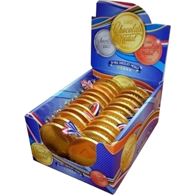 Chocoland Medaile mléčná zlatá 24 x 23 g