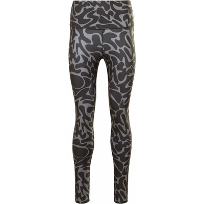 Reebok dámske legíny WOR AOP TIGHT čierna sivá