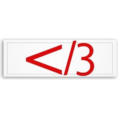 Fotoobraz 150x55 cm panorama Love html