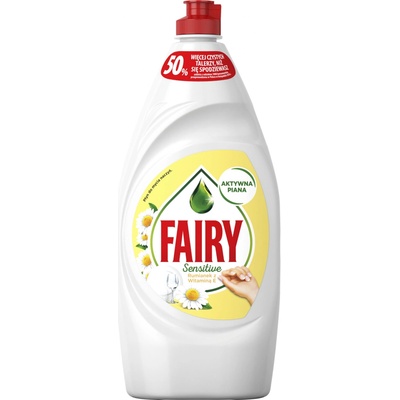 Fairy Tekutý prostriedok na umývanie riadu Harmanček 900 ml