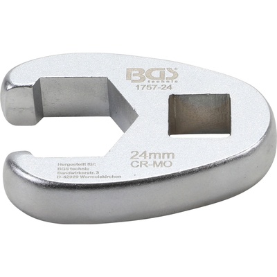 BGS Technic Plochý otvorený kľúč 12,5 mm 1/2" 24 mm BGS 1757-24