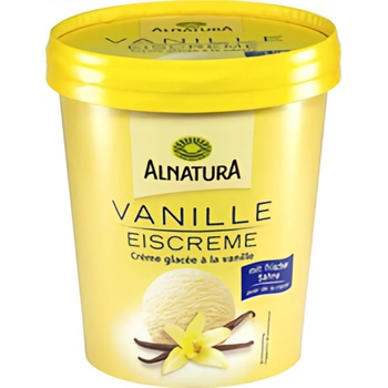 Alnatura bio Zmrzlina vanilková s čerstvou smetanou 500ml