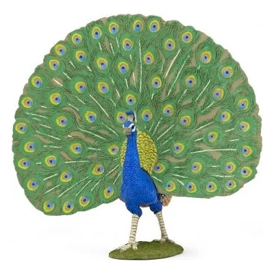 Papo - Фигурка за колекциониране и игра - Паун (51161)