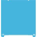 BIQU Build Plate CryoGrip Pro Frostbite - Blue - 300 x 300 mm (Creality K1 Max) (1060000774)