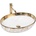 Rea Margot 52x40 cm white/gold (REA-U9650)