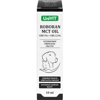 Roboran MCT oil CBD 5% CBG 2,5% 10 ml