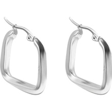 Marc Malone Moderné oceľové náušnice Kate Silver Earrings MCE250267S
