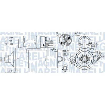 Startér MAGNETI MARELLI 063721512010