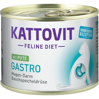 Kattovit Feline Diet Gastro krůta 12 x 185 g