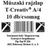 Tip-Top T-Creativ: Лист за технически чертежи, без дървесина - формат А4, 10 бр