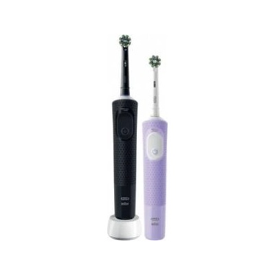 Oral-B Oral-B Vitality Pro Duo, electric toothbrush (black/purple, black/lilac violet, including second handle)