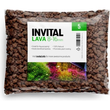 INVITAL Лавова натрошена скала 5 литра
