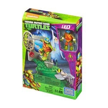 Mega Bloks Игрален комплект Мега Блокс tmnt - Тренировъчно скривалище на Лео, 175258