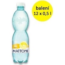 Mattoni citron perlivá 12 x 0,5 l