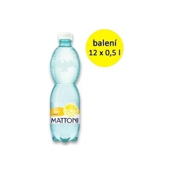 Mattoni citron perlivá 12 x 0,5 l