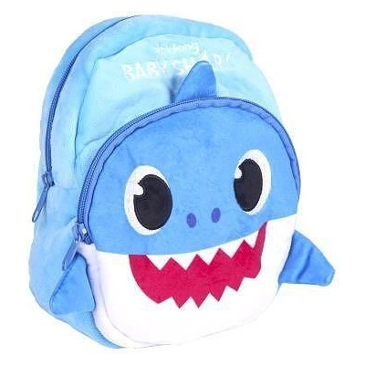 Плюшена раничка BabyShark, синя