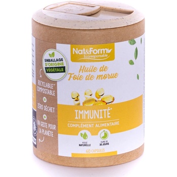 Nat&Form Масло от черен дроб на треска 60 капсули | Nat&Form (017640 (MORU_60))