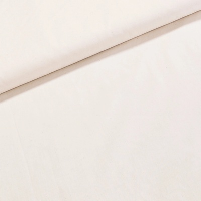 Režné bavlněné plátno jemné jednobarevná uni ecru, š.163cm (látka v metráži)