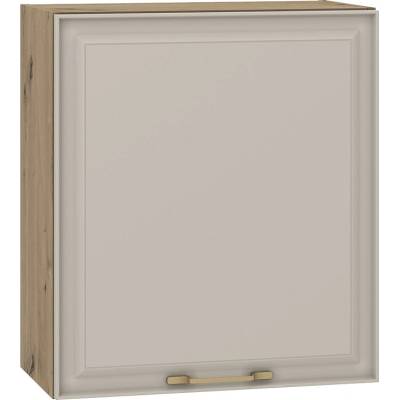 ЕВРОМАР Кухненски шкаф за горен ред за вграден аспиратор modena ВВ60/68 слонова кост / дъб артизан