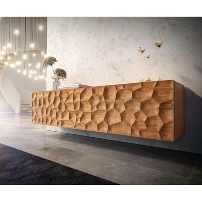 Delife Solu 260 cm 2 dvířka 6 zásuvek Noha – Hledejceny.cz