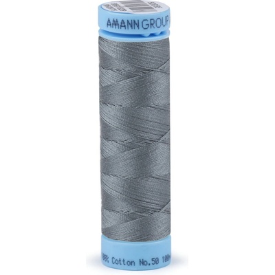 Bavlnené nite 100 m etiketné č. 50 Triana Amann Farba: 0322 Neutral Gray