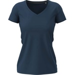 Stedman stretch-t v-neck st9710 / Дамска еластична тениска с v-образно деколте - тъмносиня xs (st9710navxs)