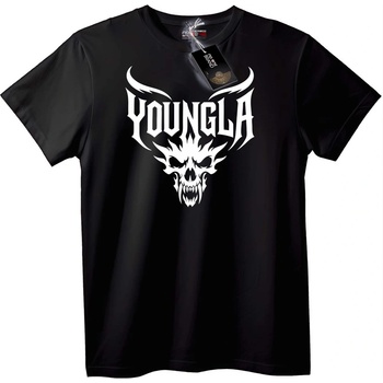 NOONEBRAND Тениска YOUNGLA с лобърджийски дизайн - 3XL, White