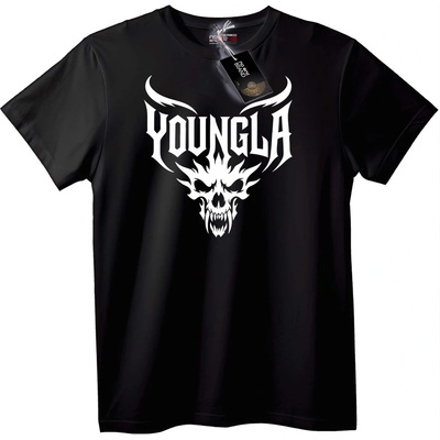 NOONEBRAND Тениска YOUNGLA с лобърджийски дизайн - 3XL, White