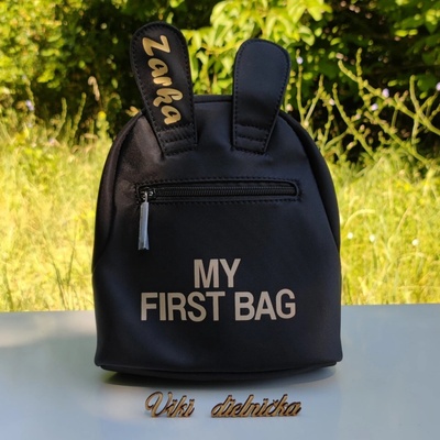 Childhome batoh My First Bag čierny