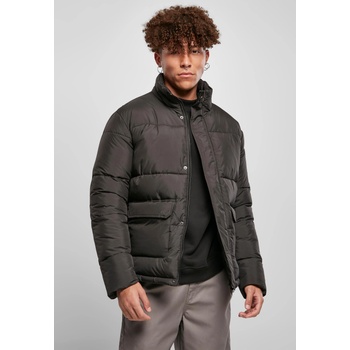 Urban Classics Мъжко Пухено Яке Short Puffer Jacket black XXLUB-TB4718-00007 - Тъмносив, размер M