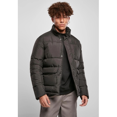 Urban Classics Мъжко Пухено Яке Short Puffer Jacket black XXLUB-TB4718-00007 - Тъмносив, размер M