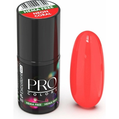 Excellent PRO Gel Lak Pro Colors 53 NEON CORAL 7 g
