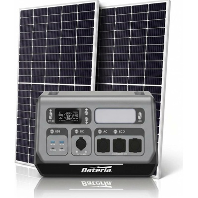 BATERIA solární sestava 455 Wp 2048 Wh 2200 W BAT-HESS-2MG-FVE počet solárních panelů 2