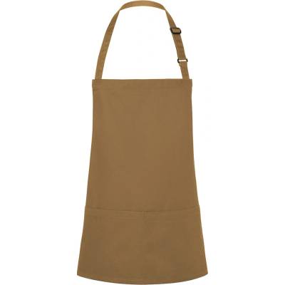 G.Gastro Karlowsky Zástěra s laclem krátká Basic velbloudí D9785570