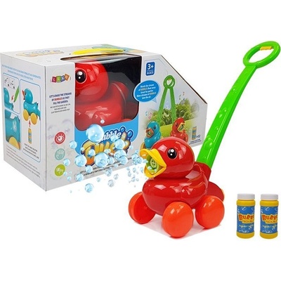 Leantoys mýdlový bublinový břitva červená kachna s hudbou rukojeti