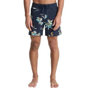 Quiksilver Бански гащета Quiksilver Everyday Half Jam 16´´ swimming shorts - Blue (Dark Navy Coastal Floral)