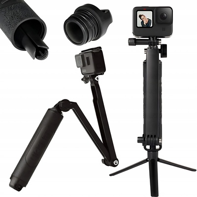 Telesin Monopod vodotesná selfie tyč pre športové kamery, čierna GP-MFW-300