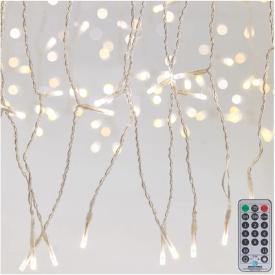Eurolamp LED Stm. vonk. vianočný záves CURTAIN 360xLED/8,4W/230V 2x2 m IP44 teplá biela +DO EU0196