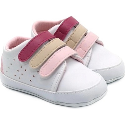 Funny Baby Бебешки буйки Funny Baby - Rainbow, размер 17, 4-8 м, кецове, розови (7378-31)